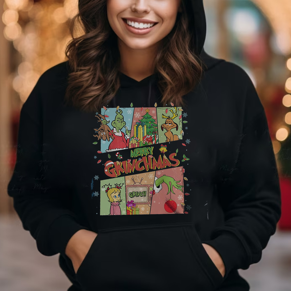 Grinch Christmas Squad Hoodie, Christmas Grinch Family Hoodie , Unisex Hoodie